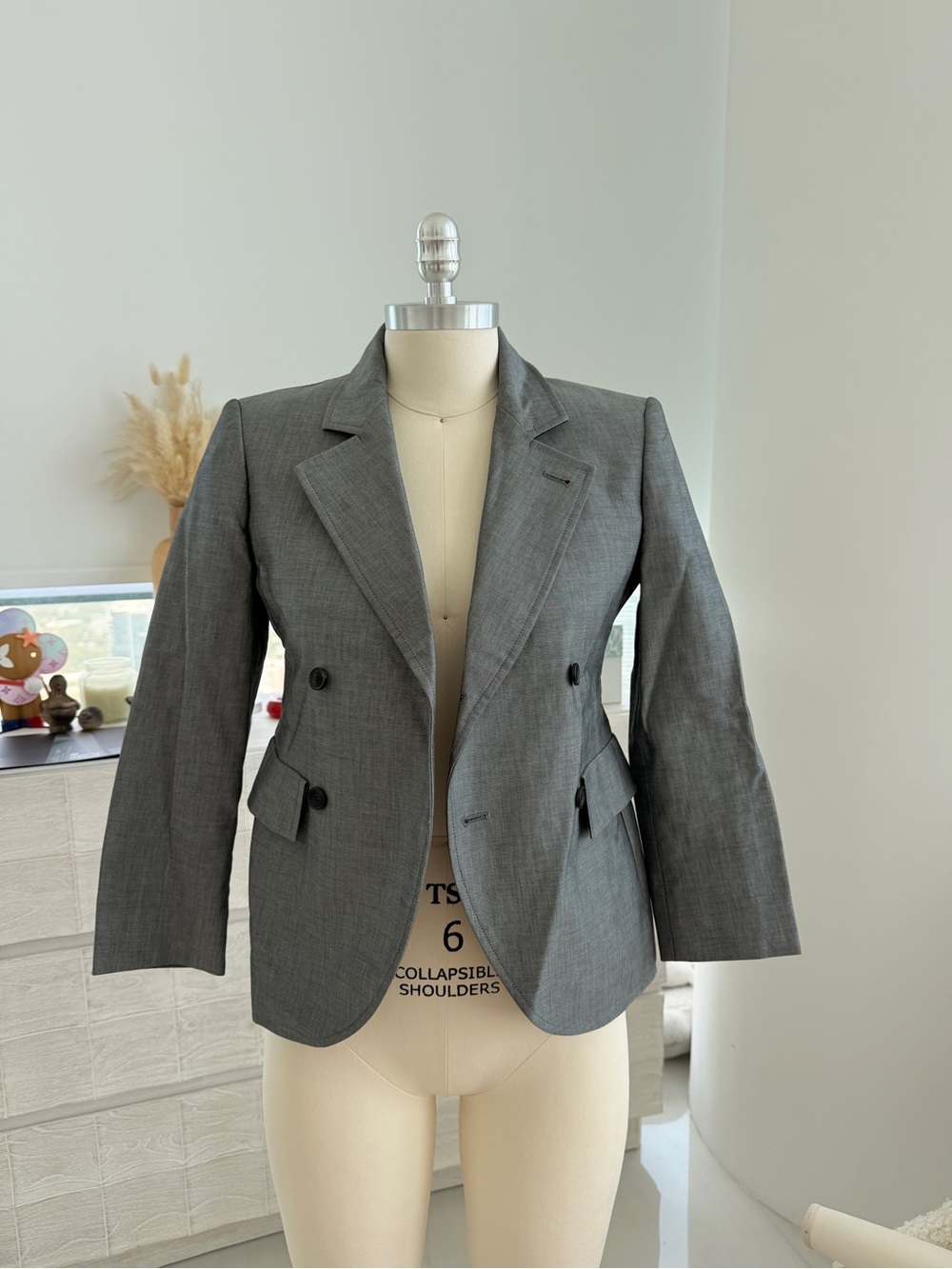 Balenciaga Grey Tailored Blazer